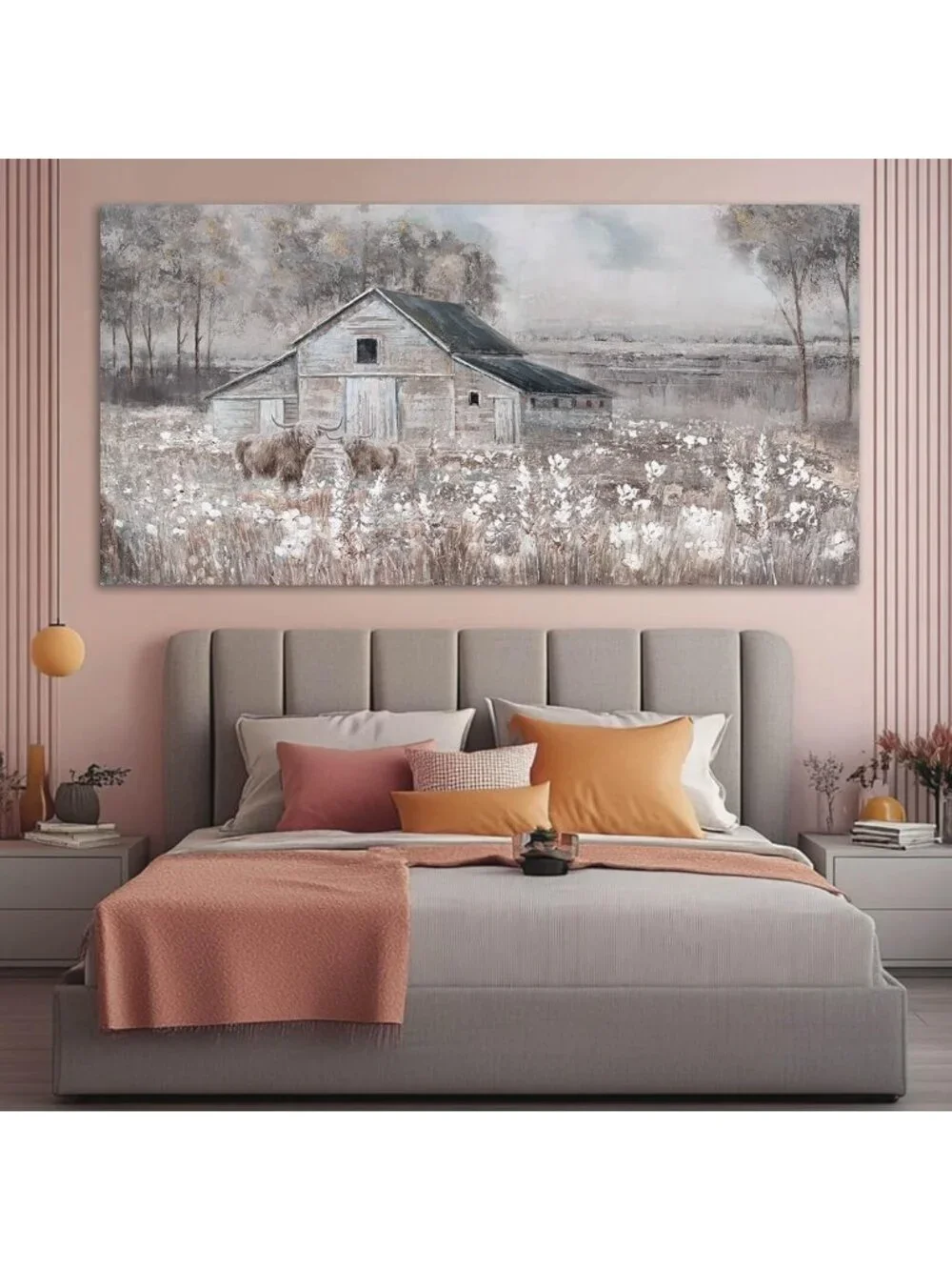 Floral Canvas Wall Art - Large 29